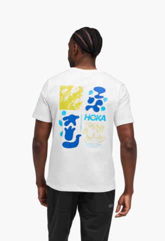 Camiseta de manga corta HOKA Collage