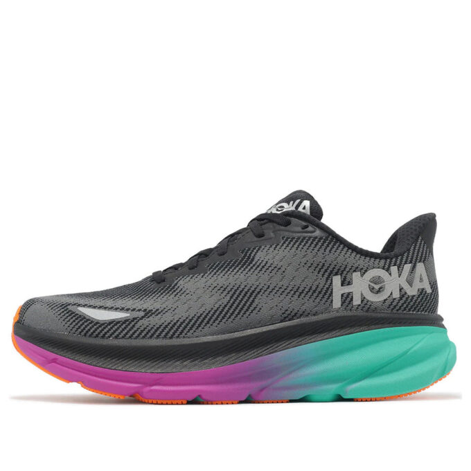 Clifton 9 Gore-Tex ‘Negro Eléctrico Aqua’