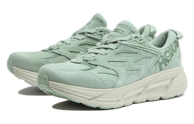 Clifton L Suede ‘Verde Humo’