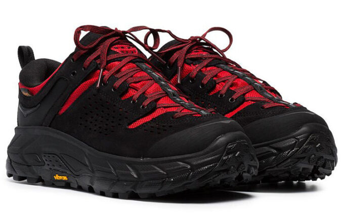HOKA x Engineered Garments Tor Ultra Low ‘Negro Rojo’ HOKA x Engineered Garments Tor Ultra Low ‘Negro Rojo’