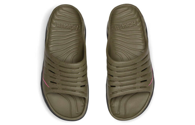 Sandalias HOKA x Bodega Ora Recovery ‘Martini Olive Jet Black’