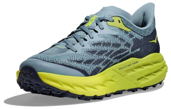Speedgoat 5 ‘Stone Blue Citron’