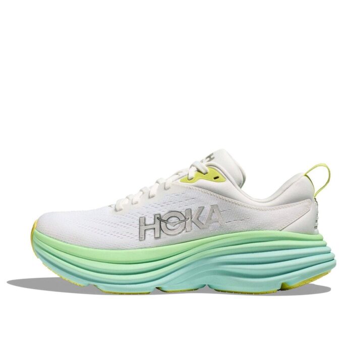 (WMNS) Bondi 8 D Ancho ‘Champagne Blanco Azul Marino’