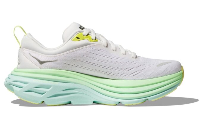 (WMNS) Bondi 8 D Ancho ‘Champagne Blanco Azul Marino’