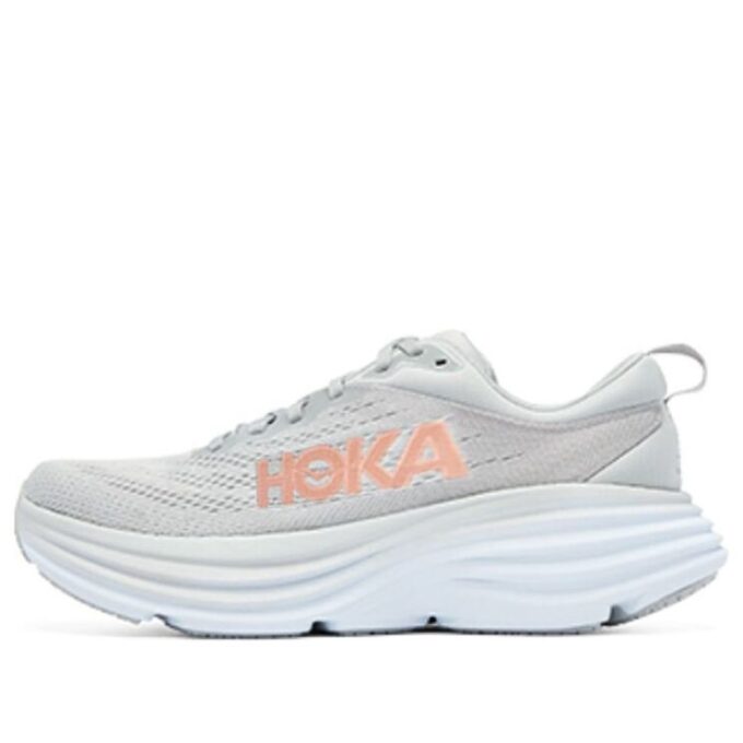 (WMNS) Bondi 8 Ancho D ‘Gris Claro Naranja’