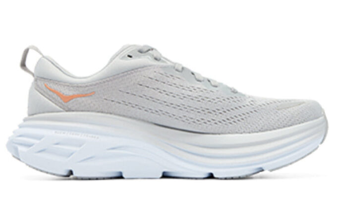 (WMNS) Bondi 8 Ancho D ‘Gris Claro Naranja’