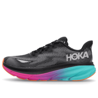 (WMNS) Clifton 9 Gore-Tex ‘Negro Eléctrico Aqua’