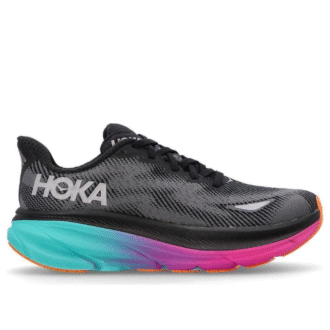 (WMNS) Clifton 9 Gore-Tex ‘Negro Eléctrico Aqua’