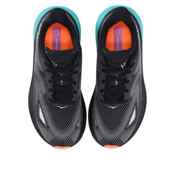 (WMNS) Clifton 9 Gore-Tex ‘Negro Eléctrico Aqua’ (WMNS) Clifton 9 Gore-Tex ‘Negro Eléctrico Aqua’